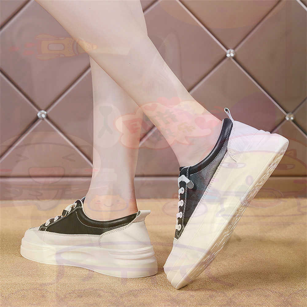 Street Fashion Vietnam - Lace-up Chunky Loafers Woman Skateboarding Sports