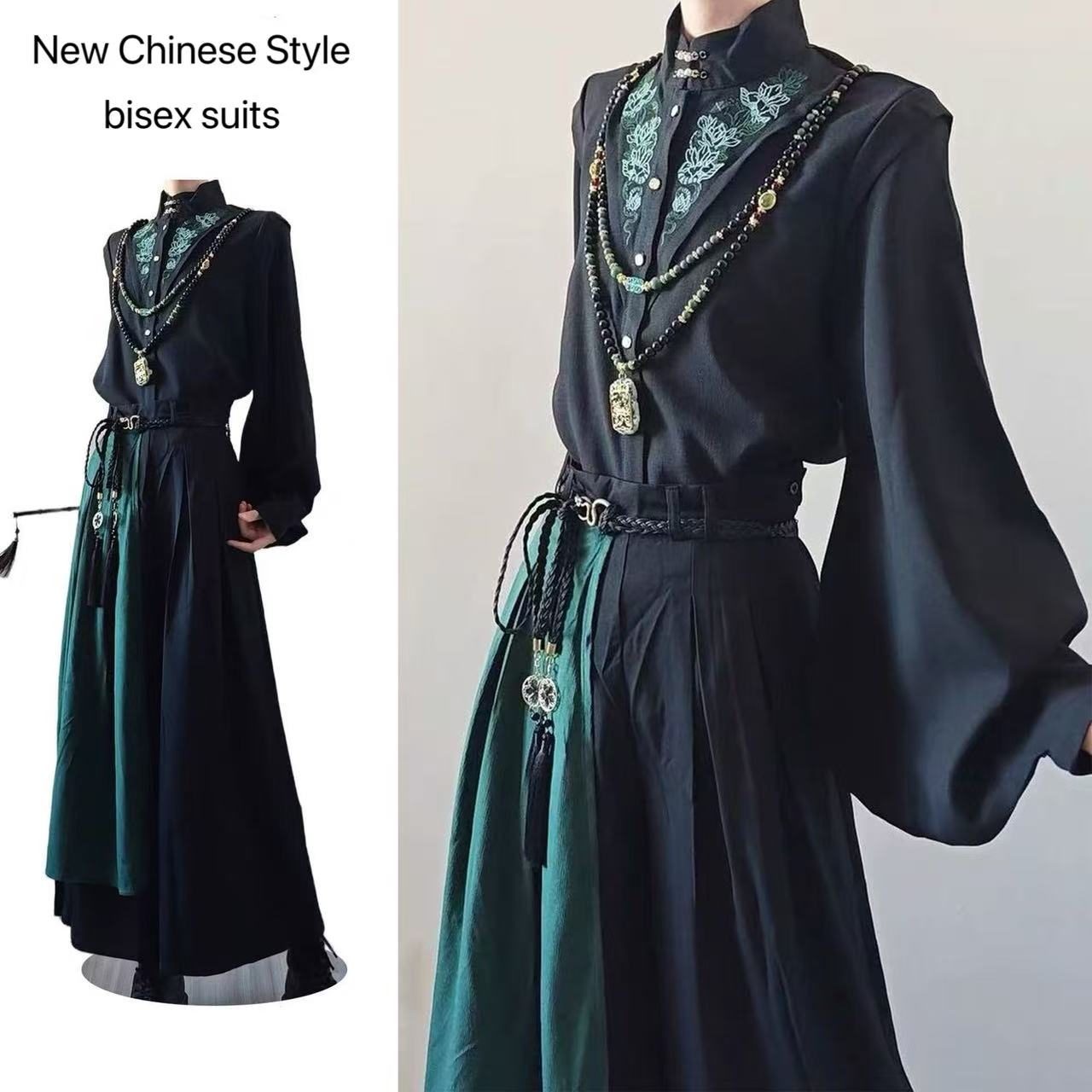 Street Fashion Outfit For Men - New Chinese Style Bisex Suits Men