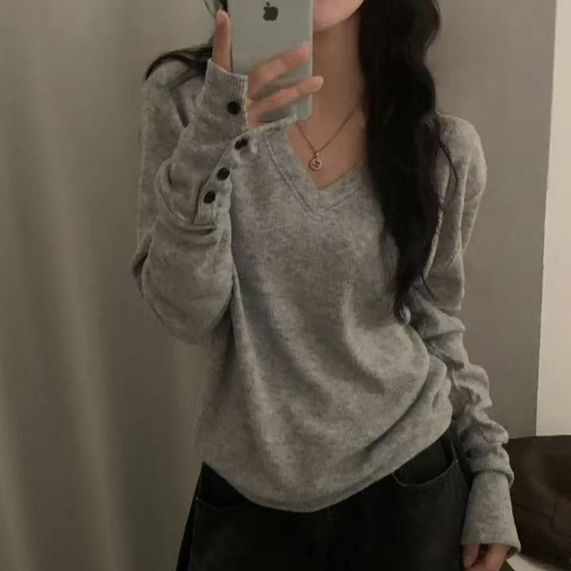 MEXZT Streetwear Gray Sweater  - Street Fashion In Korea 评论和价格