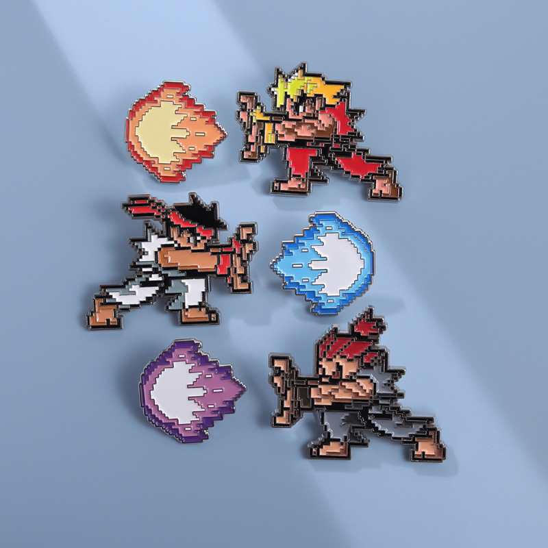 Street Fighter Game Pins Carto - Street Fashion Game 评论和价格