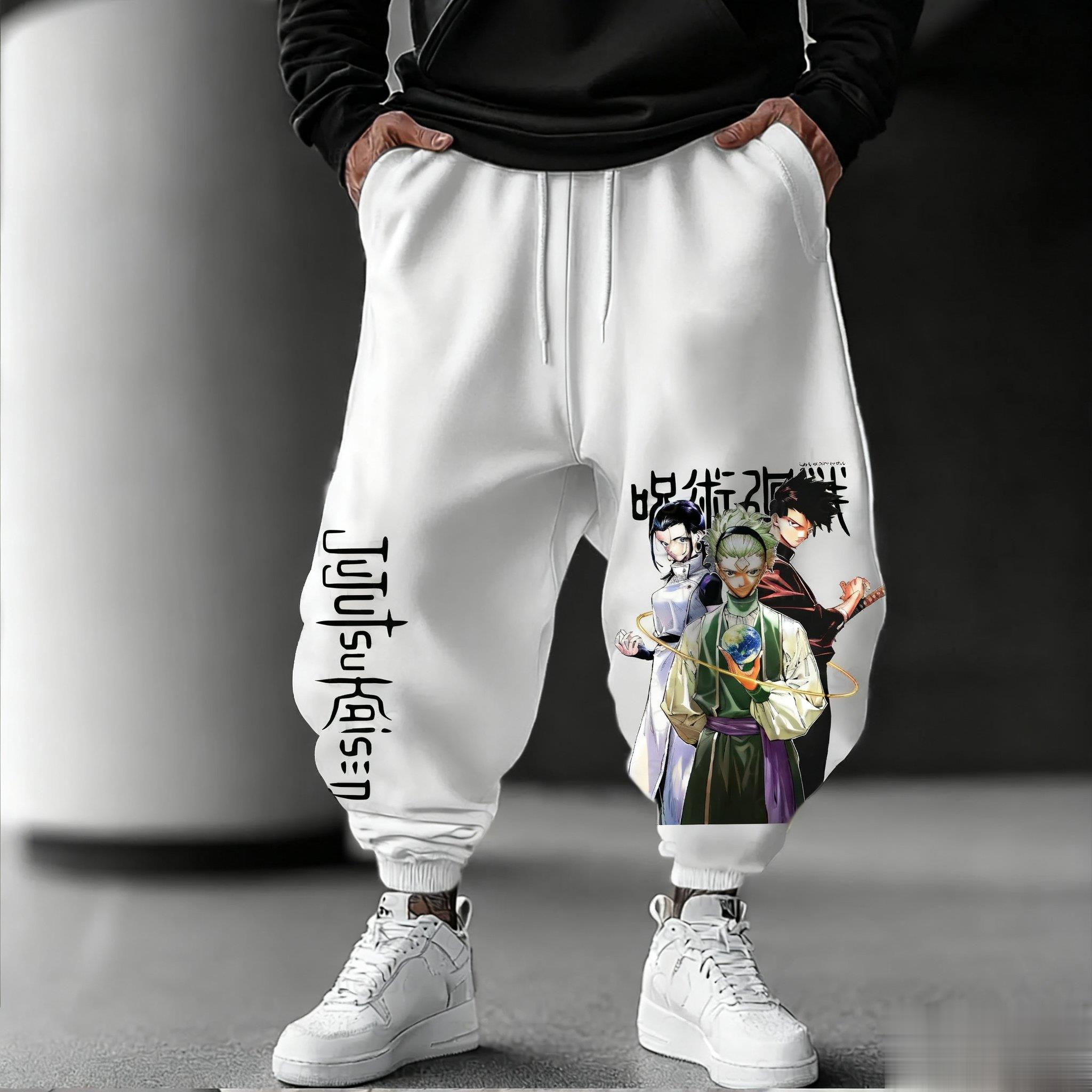 Jujutsu Kaisen Men Jogging Pan - Street Fashion In Japan 评论和价格