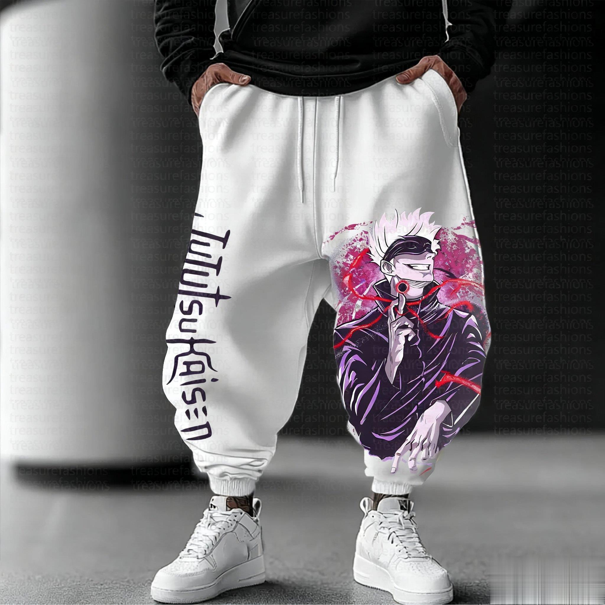 Jujutsu Kaisen Men Jogging Pan - Street Fashion In Japan 评论和价格
