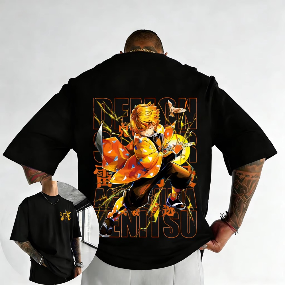 Plus Size Demon Slayer Summer  - Street Fashion In Japan 评论和价格