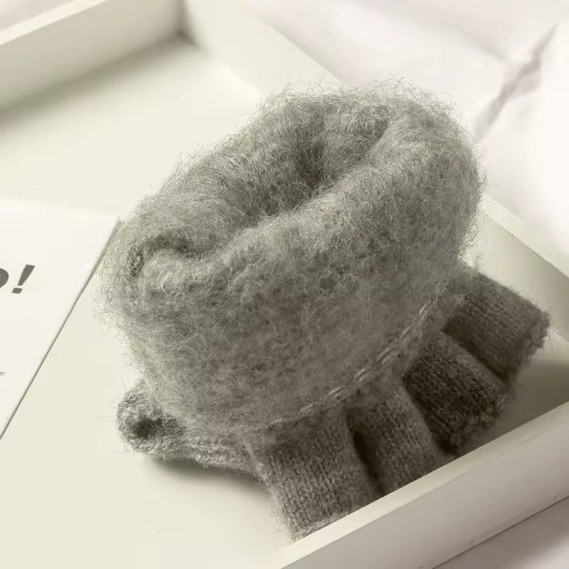 Knitted Fingerless Gloves Wint - Street Fashion Gloves 评论和价格