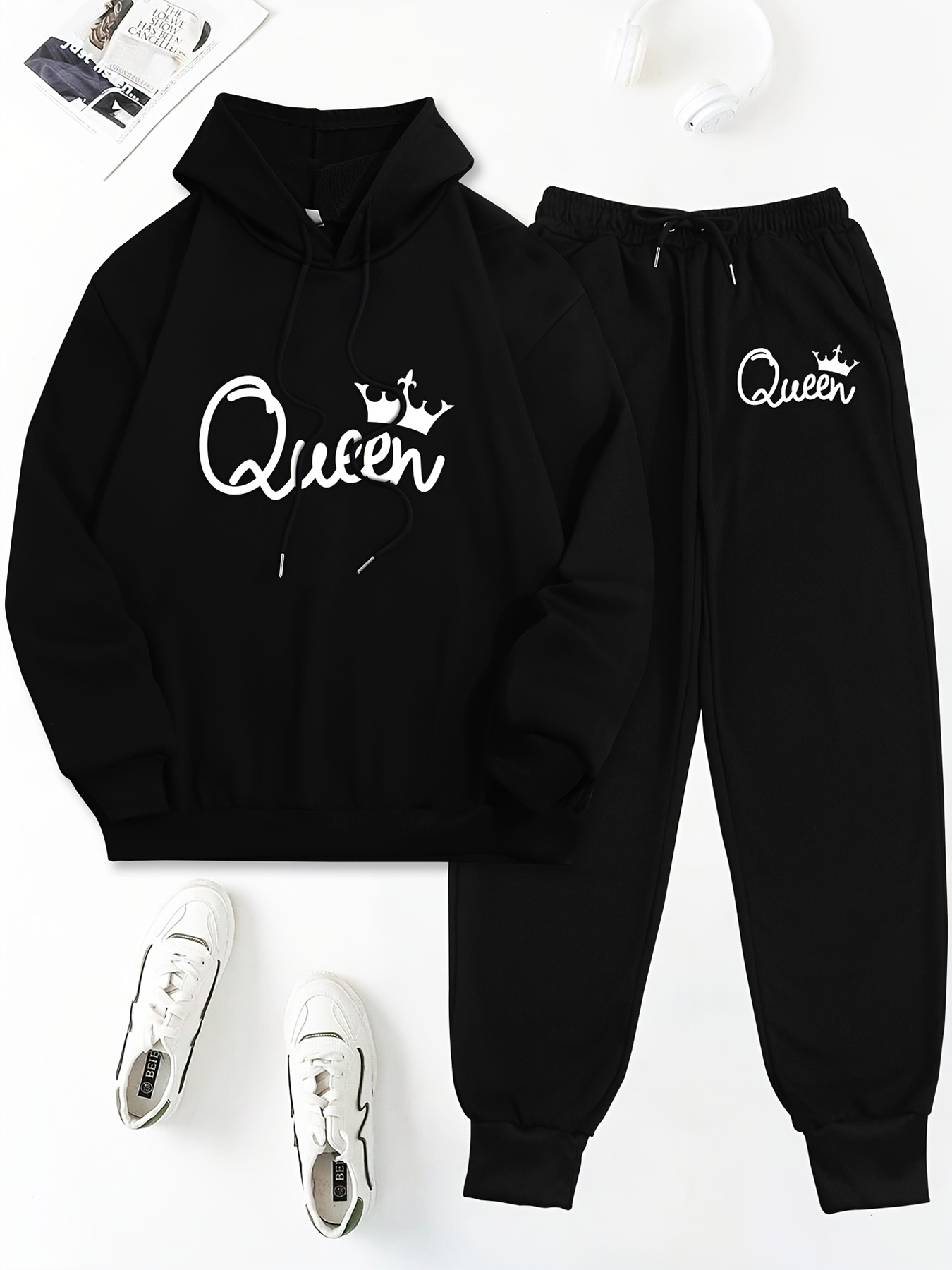 Women's Autumn/Winter Hoodie+S - Queen Street Fashion 评论和价格