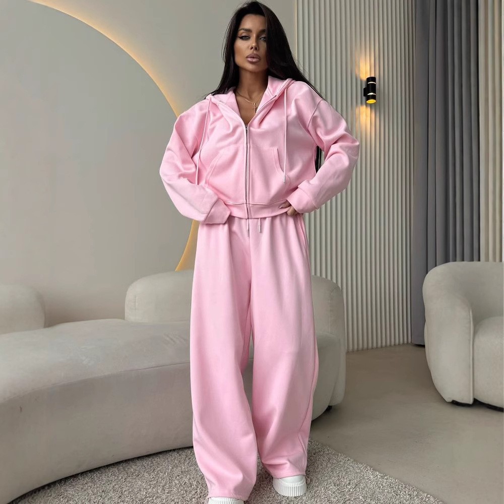 Women's Sports Suit Hooded Swe - Street Fashion Outfit For Men 评论和价格