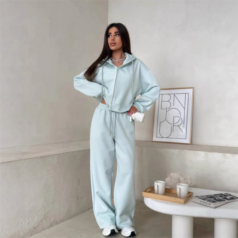 Women's Sports Suit Hooded Swe - Street Fashion Outfit For Men 评论和价格