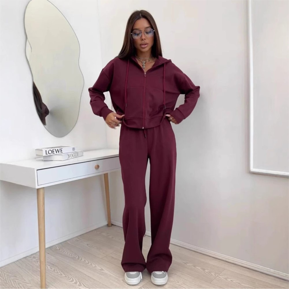 Women's Sports Suit Hooded Swe - Street Fashion Outfit For Men 评论和价格