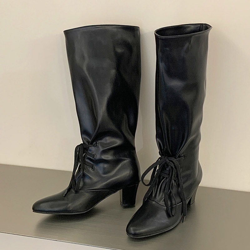Eilyken Winter Fashion Lace Up - Street Fashion Ladies 评论和价格