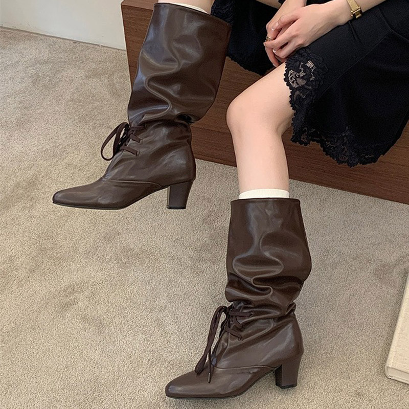 Eilyken Winter Fashion Lace Up - Street Fashion Ladies 评论和价格