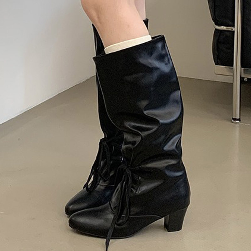 Eilyken Winter Fashion Lace Up - Street Fashion Ladies 评论和价格