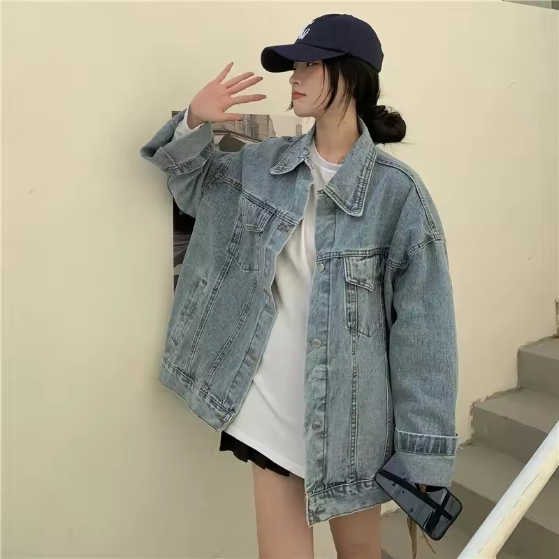 2025 New Fashion Denim Jacket  - Korean Street Fashion Female 评论和价格