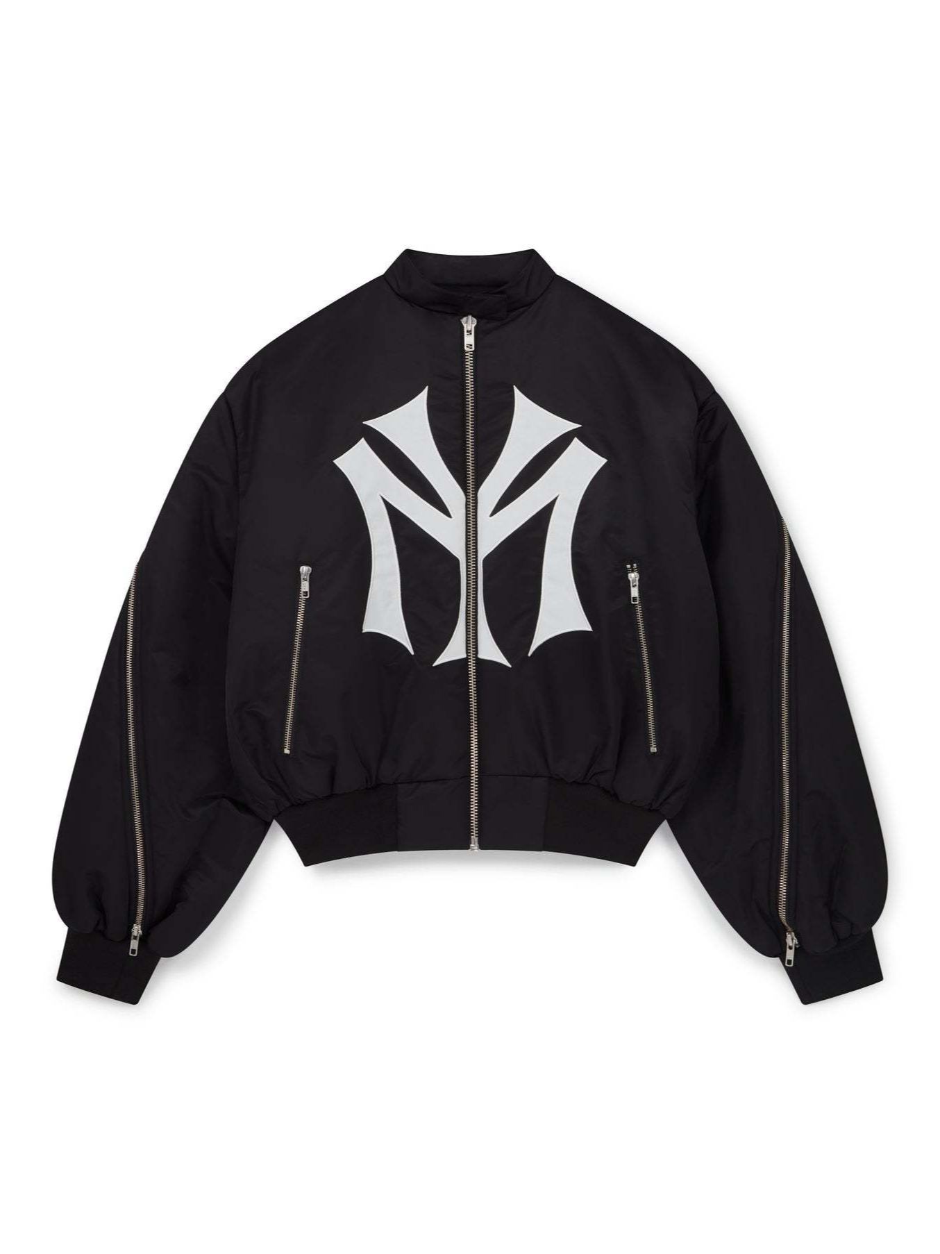 Cropped Bomber Jacket Oversize - Street Fashion Outfit For Men 评论和价格