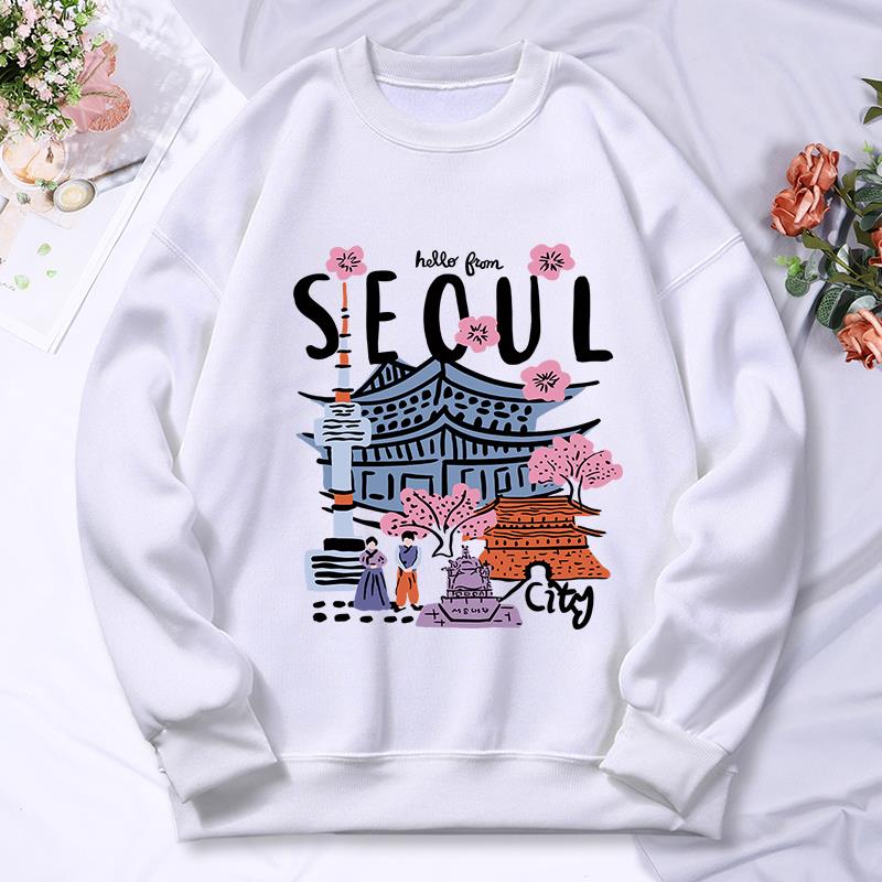 Seoul Beautiful Scenery Printi - Street Fashion Seoul 评论和价格