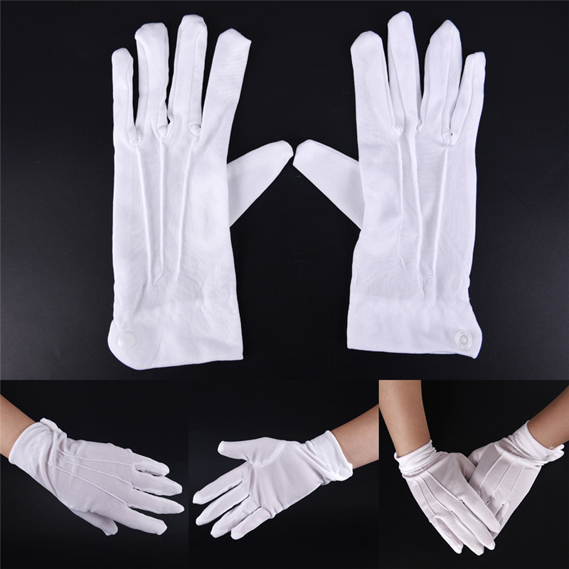 1Pair White Formal Gloves Men  - Street Fashion Gloves 评论和价格