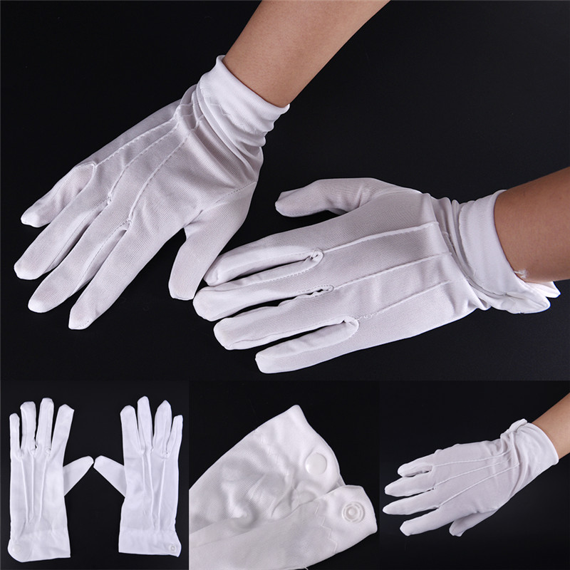 1Pair White Formal Gloves Men  - Street Fashion Gloves 评论和价格