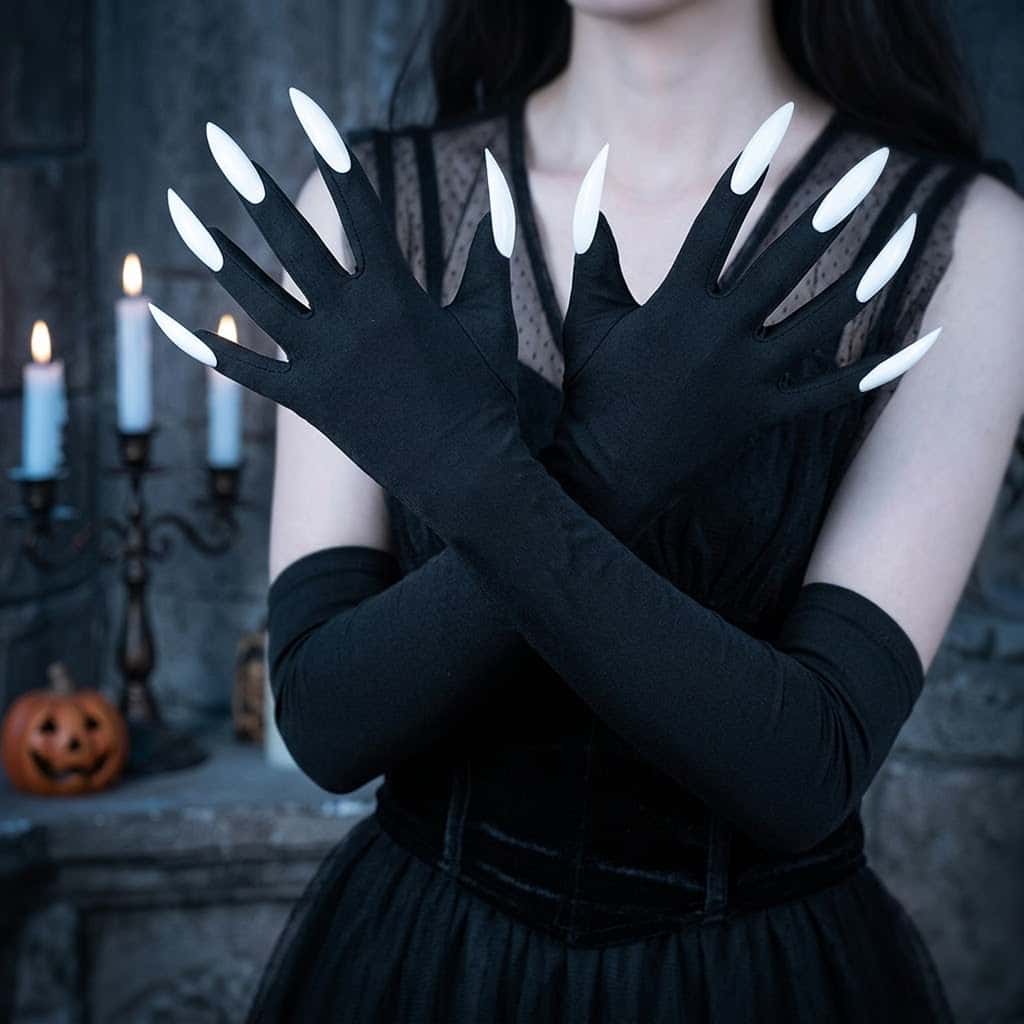 2026 Moon Girl Y2K Gothic Long - Street Fashion Gloves 评论和价格
