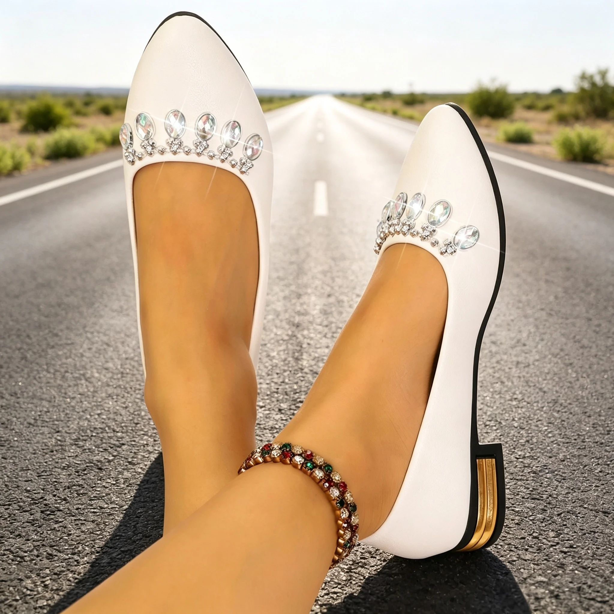Women Flats Pointed Toe Ballet - Street Fashion Ladies 评论和价格