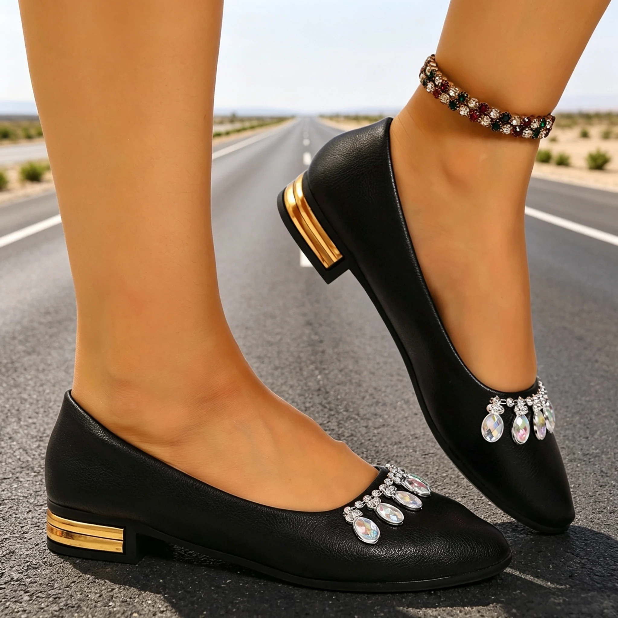 Women Flats Pointed Toe Ballet - Street Fashion Ladies 评论和价格