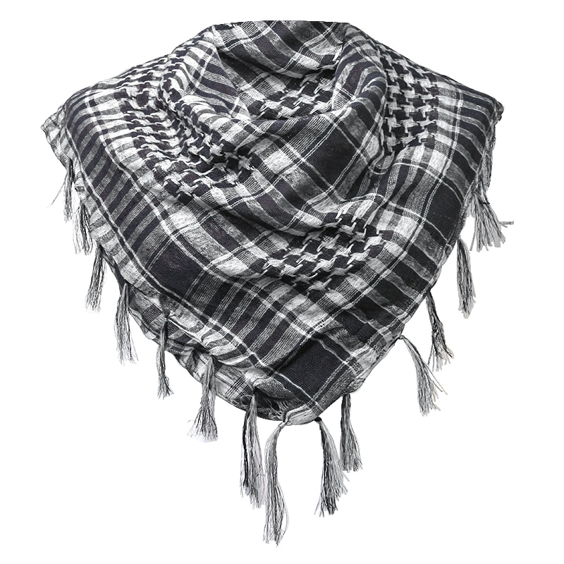 Houndstooth Scarf Plaid Hijab  - Street Fashion Gloves 评论和价格