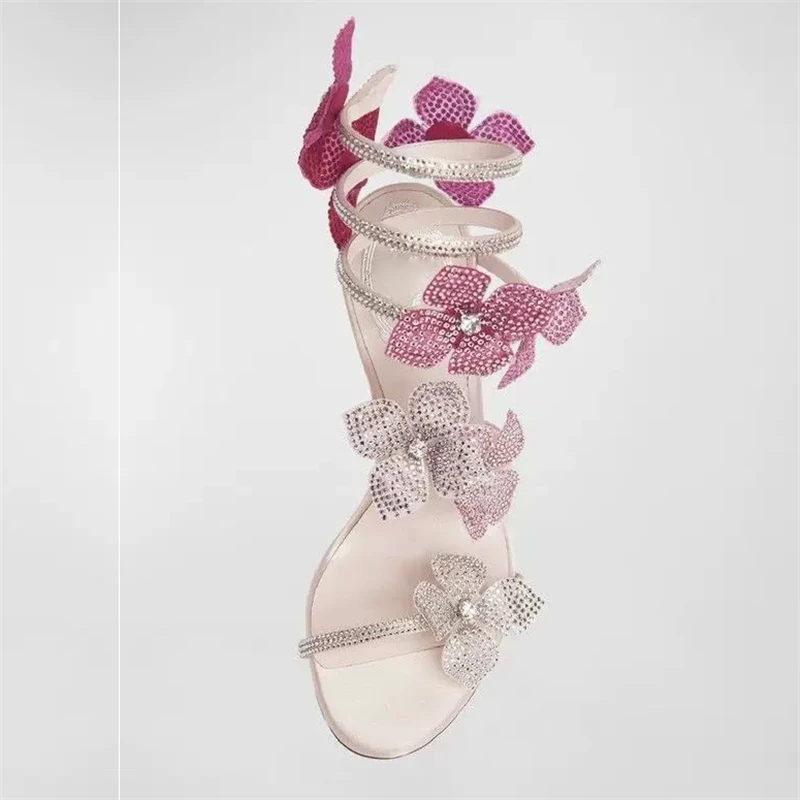 Eilyken Sexy CRYSTAL Flower Th - Street Fashion Ladies 评论和价格