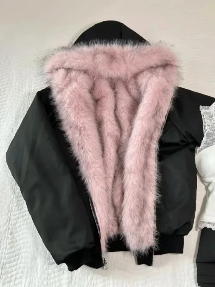 American Vintage Women's Fur P - Korean Street Fashion Female 评论和价格