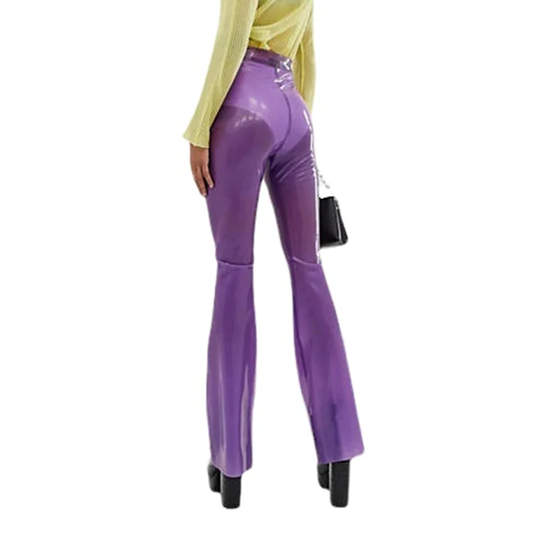 Transparent Plastic Long Pants - Queen Street Fashion 评论和价格