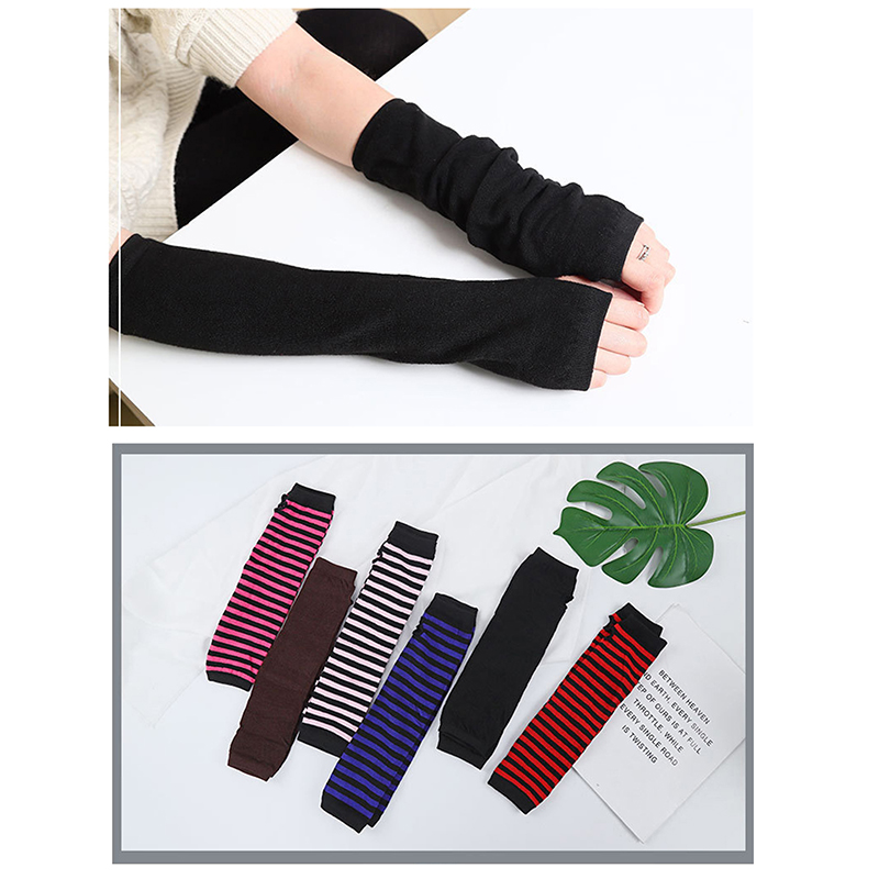 Winter Warm Long Sleeves Glove - Street Fashion Gloves 评论和价格