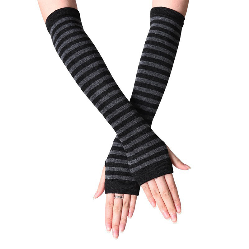 Winter Warm Long Sleeves Glove - Street Fashion Gloves 评论和价格