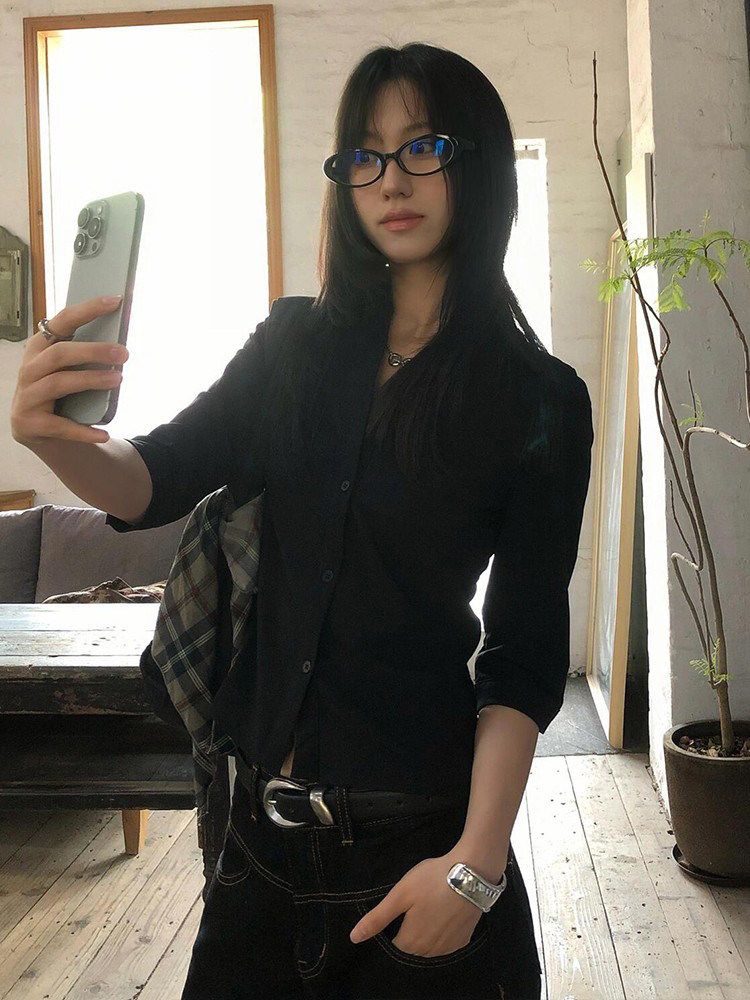 Genayooa Vintage Casual Shirt  - Street Fashion In Japan 评论和价格