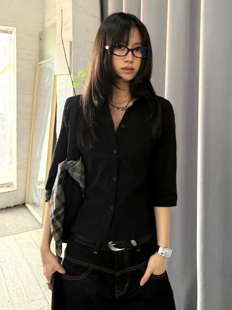 Genayooa Vintage Casual Shirt  - Street Fashion In Japan 评论和价格