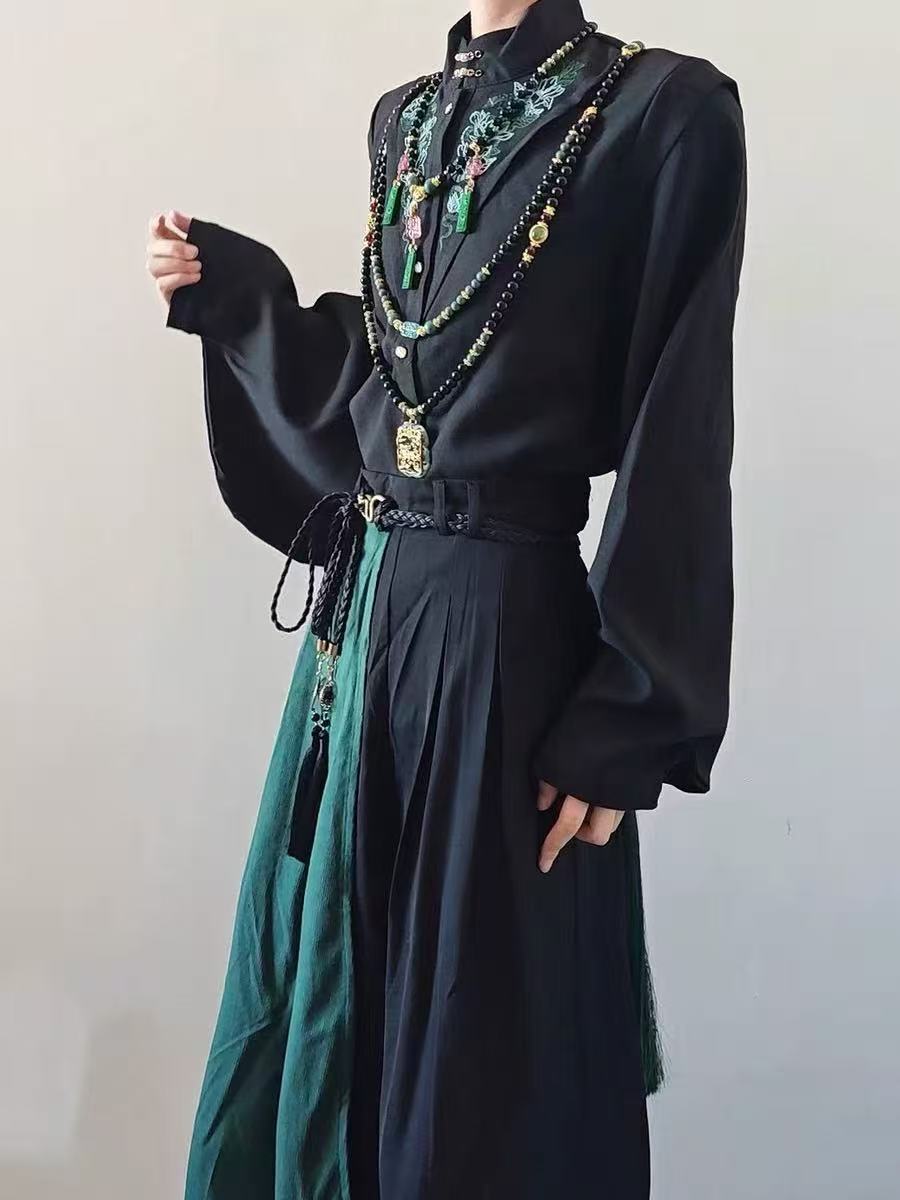 New Chinese Style Bisex Suits  - Street Fashion Outfit For Men 评论和价格