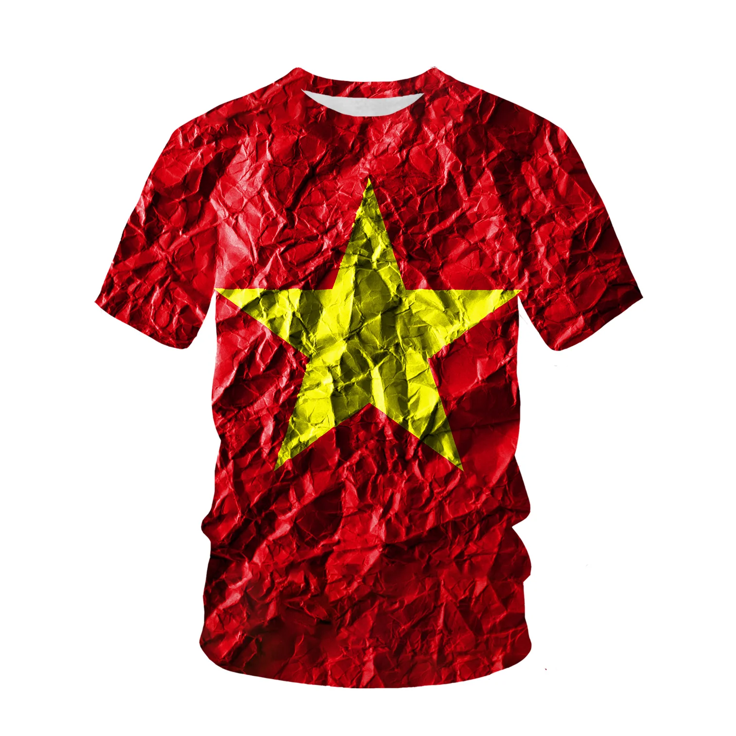 Vietnam Flag Pattern 3d Printe - Street Fashion Vietnam 评论和价格
