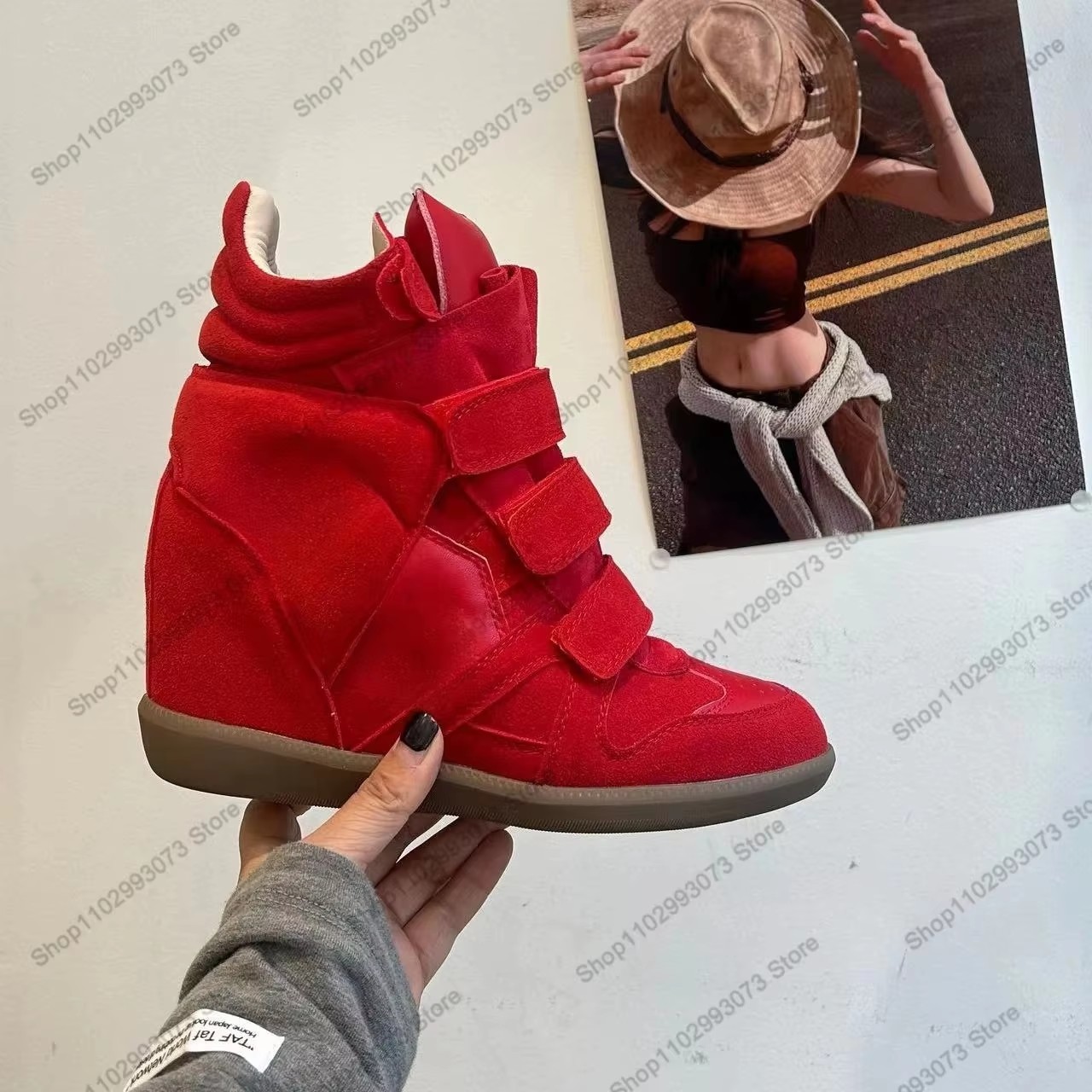 Women Hidden Wedge Heel High‑T - Street Fashion Ladies 评论和价格
