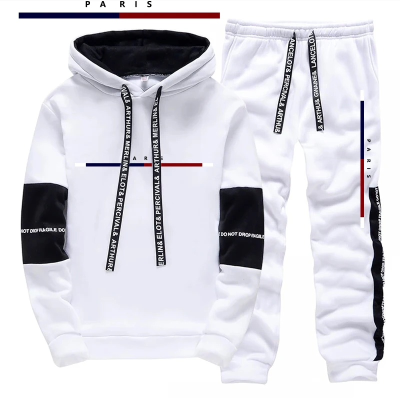 Paris Fashion Printed Men's Se - Street Fashion Outfit For Men 评论和价格